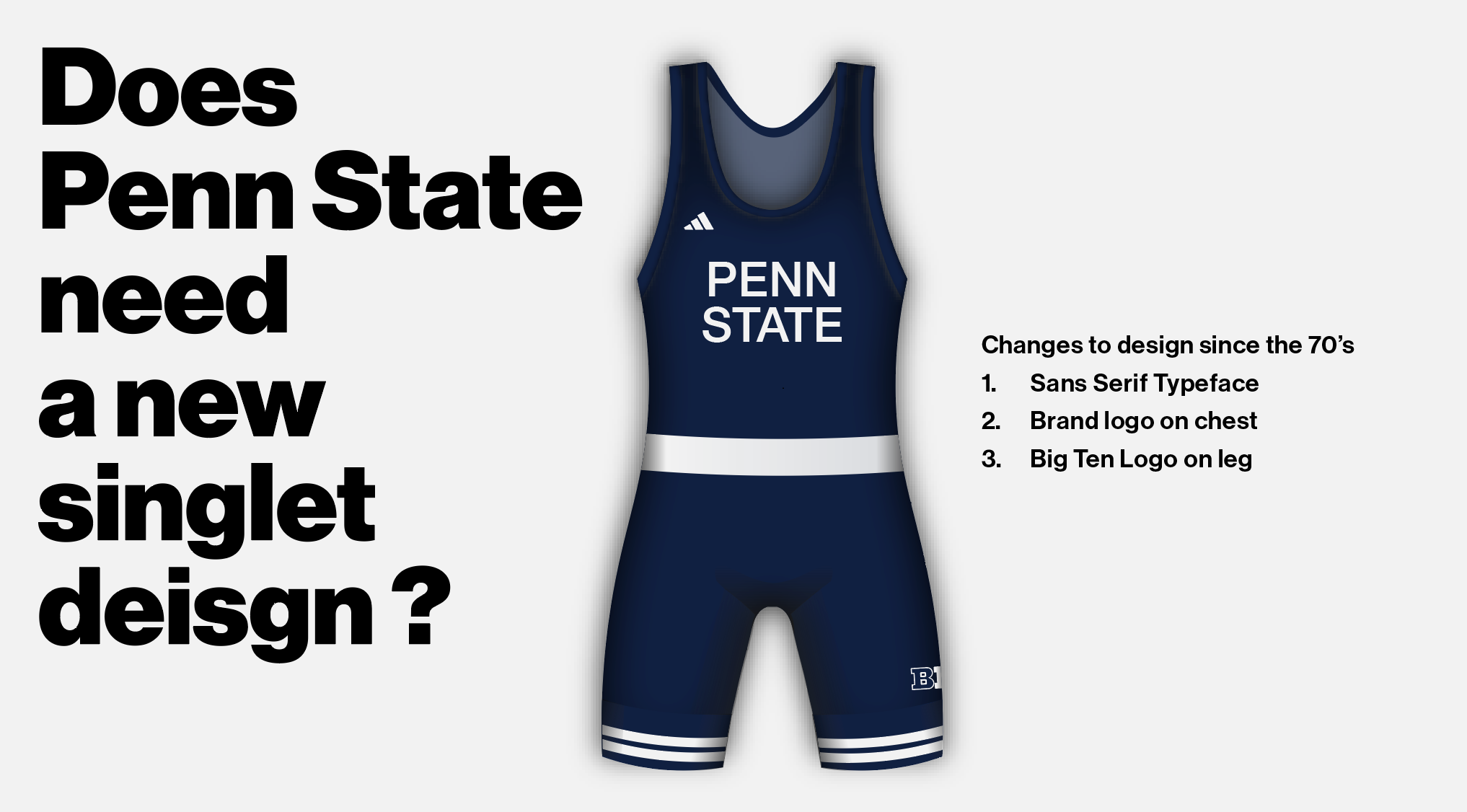 Does Penn State Need to Introduce More Singlet Styles?