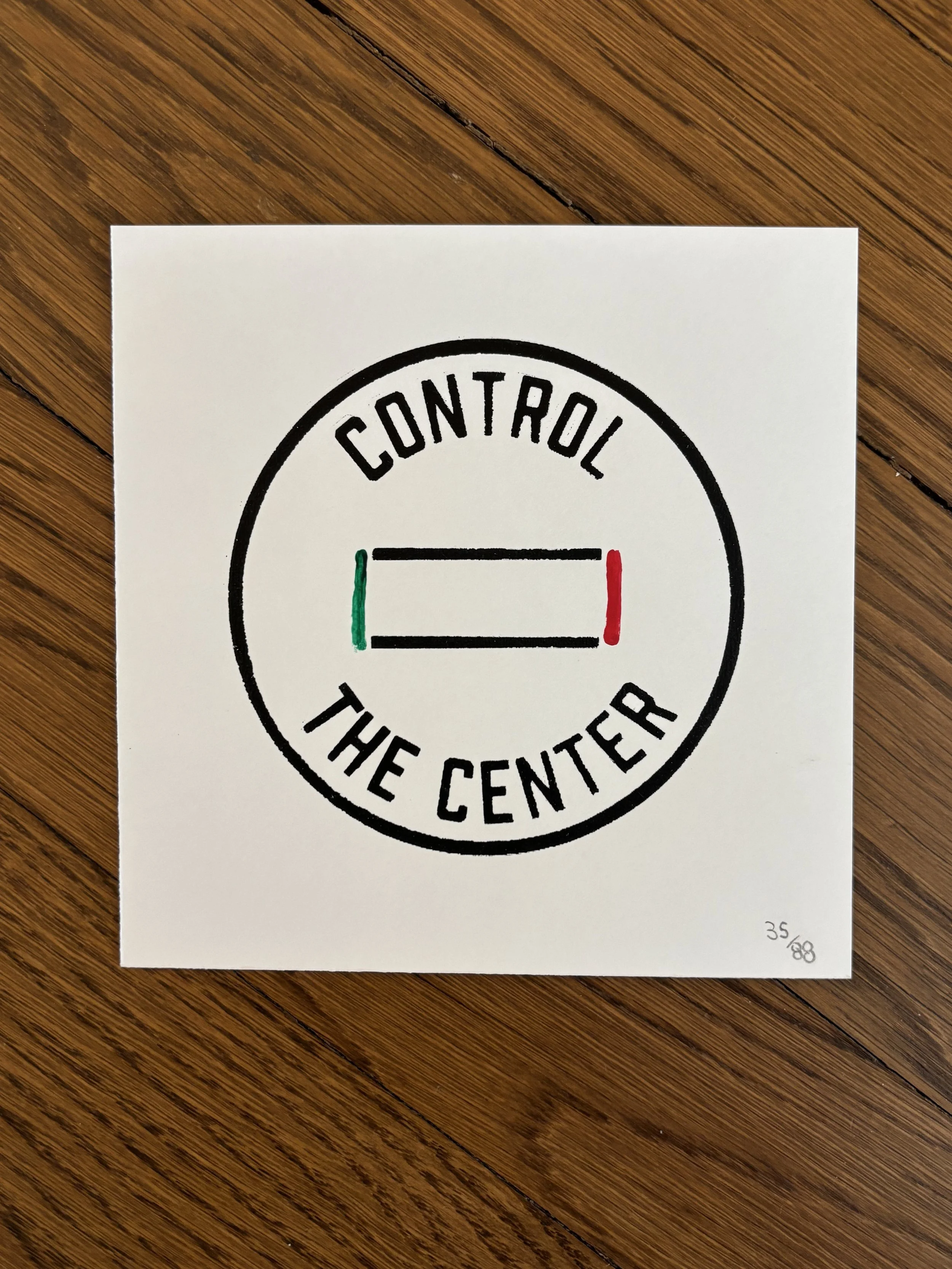 Control the Center Print