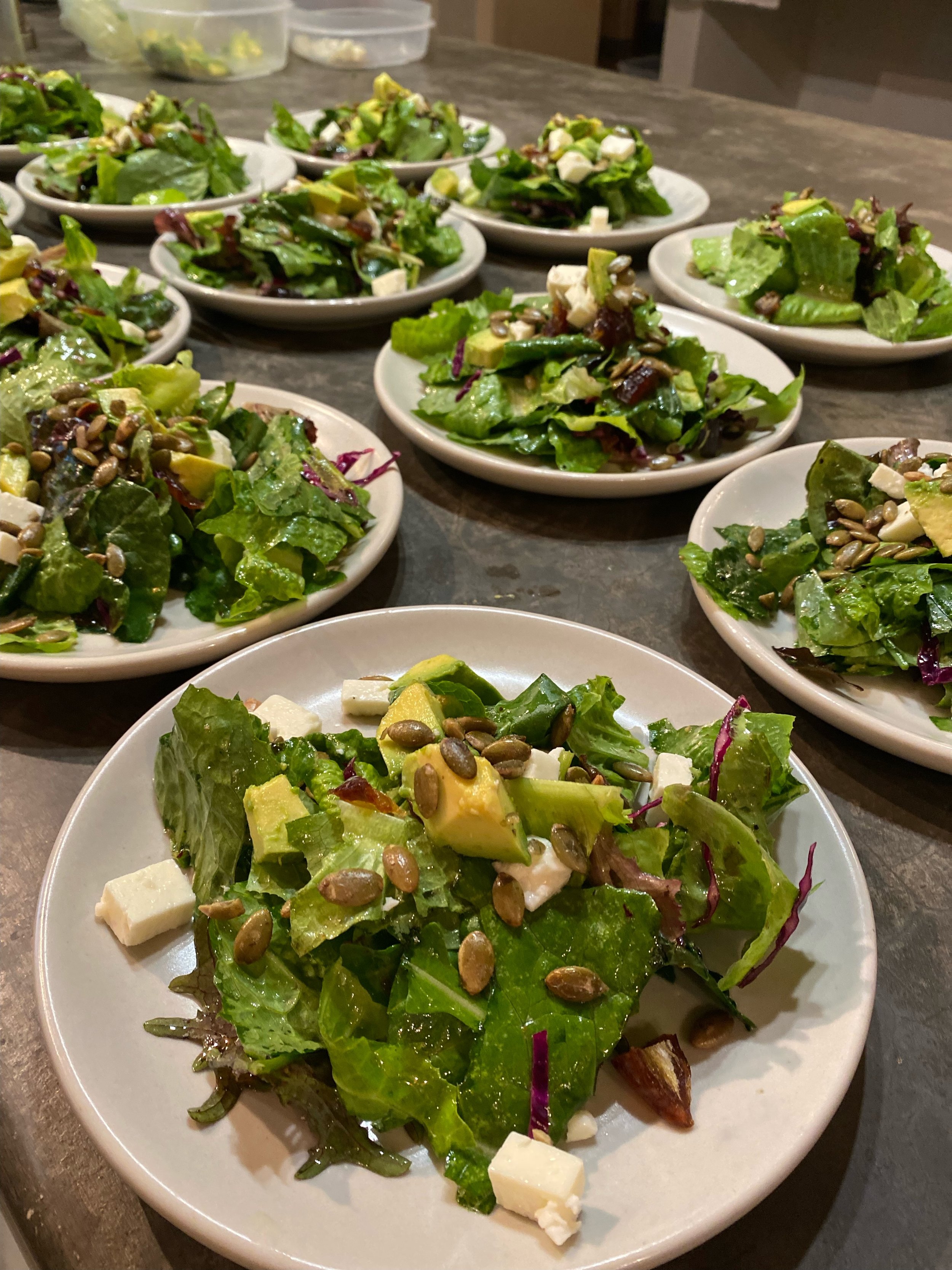 Garden to table dinner