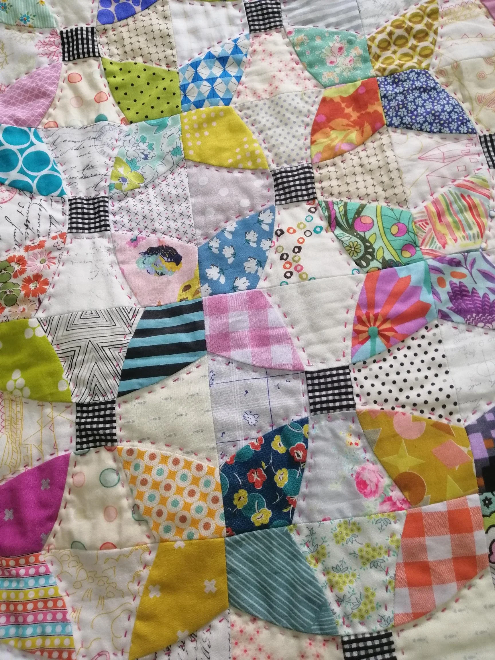 Handquilting with perle thread — Thimblesandneedles