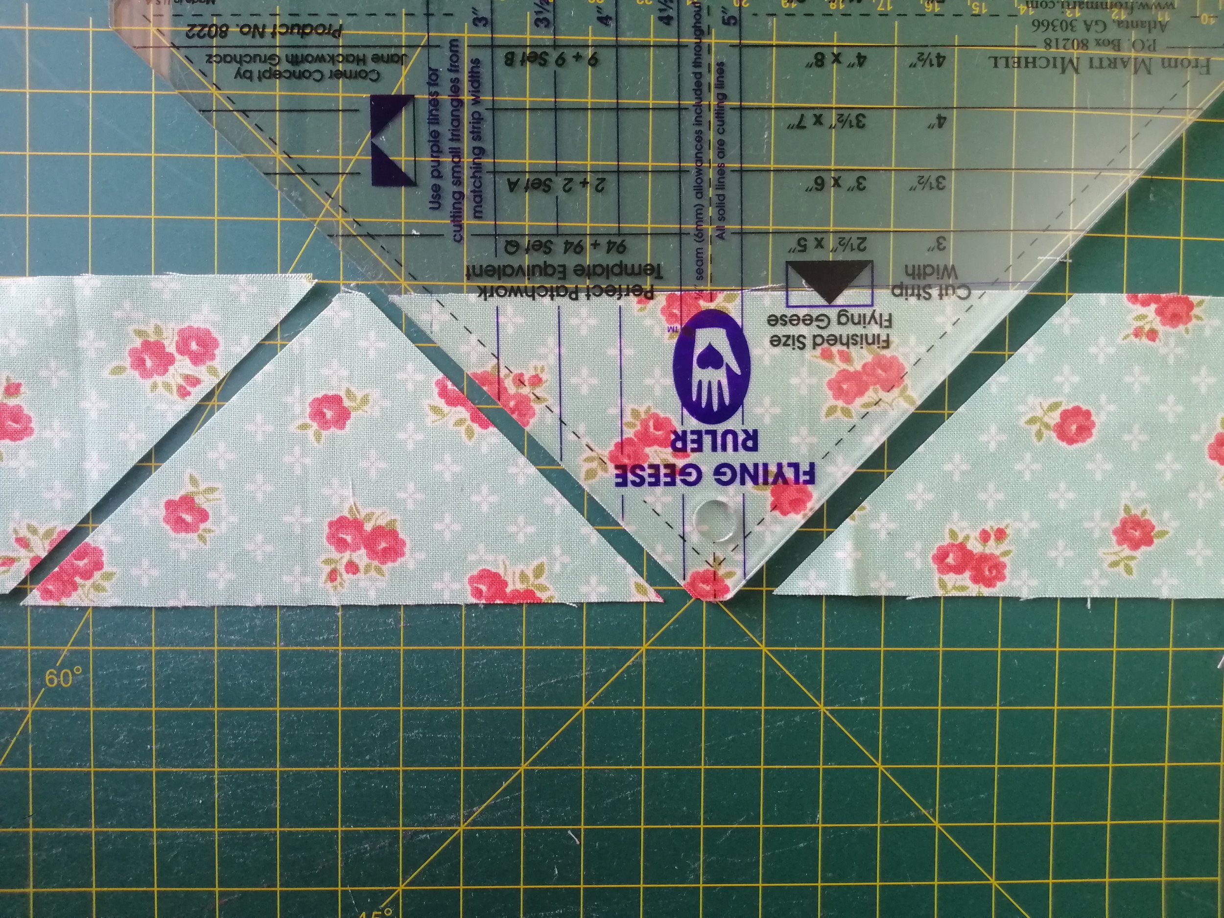 Marti Michell Flying Geese Quilting Ruler (8022) Bundled with Small Flying  Geese Quilting Ruler (8705) - Part of The Marti Michell Perfect Patchwork