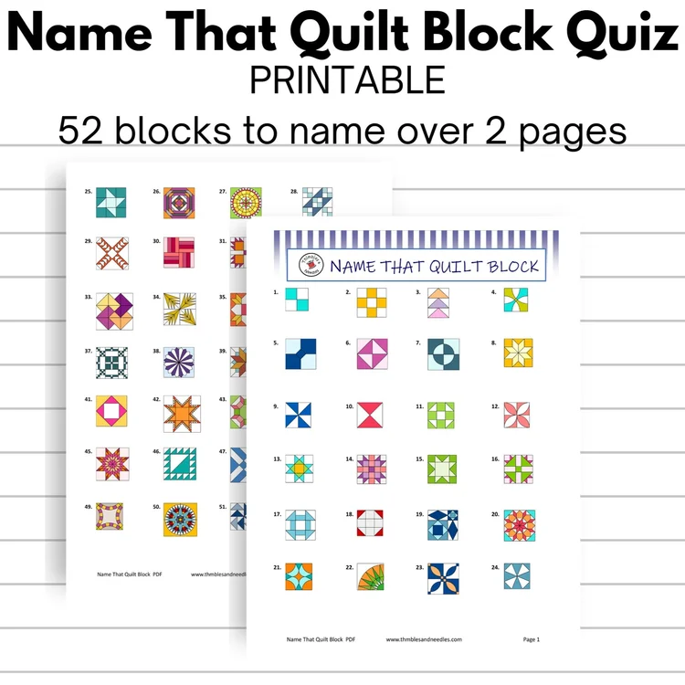 Quilt Planner Printable — Thimblesandneedles