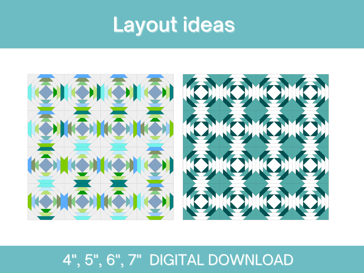 Kaleidoscope PDF FPP Templates — Thimblesandneedles