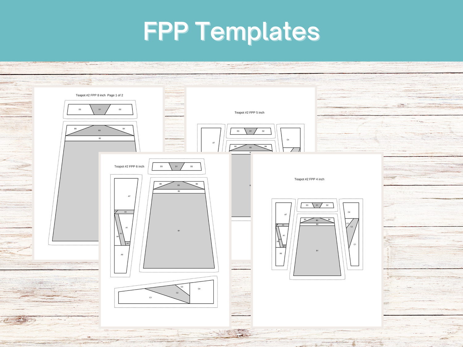 Hummingbird Block PDF FPP Templates — Thimblesandneedles