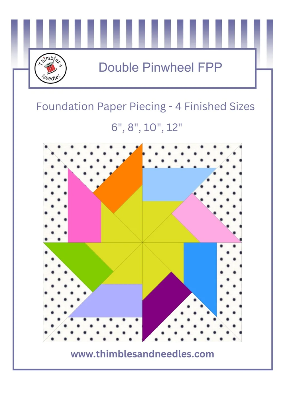 Ribbon Star PDF FPP Templates — Thimblesandneedles