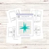 8 Pointed Star PDF FPP Templates — Thimblesandneedles