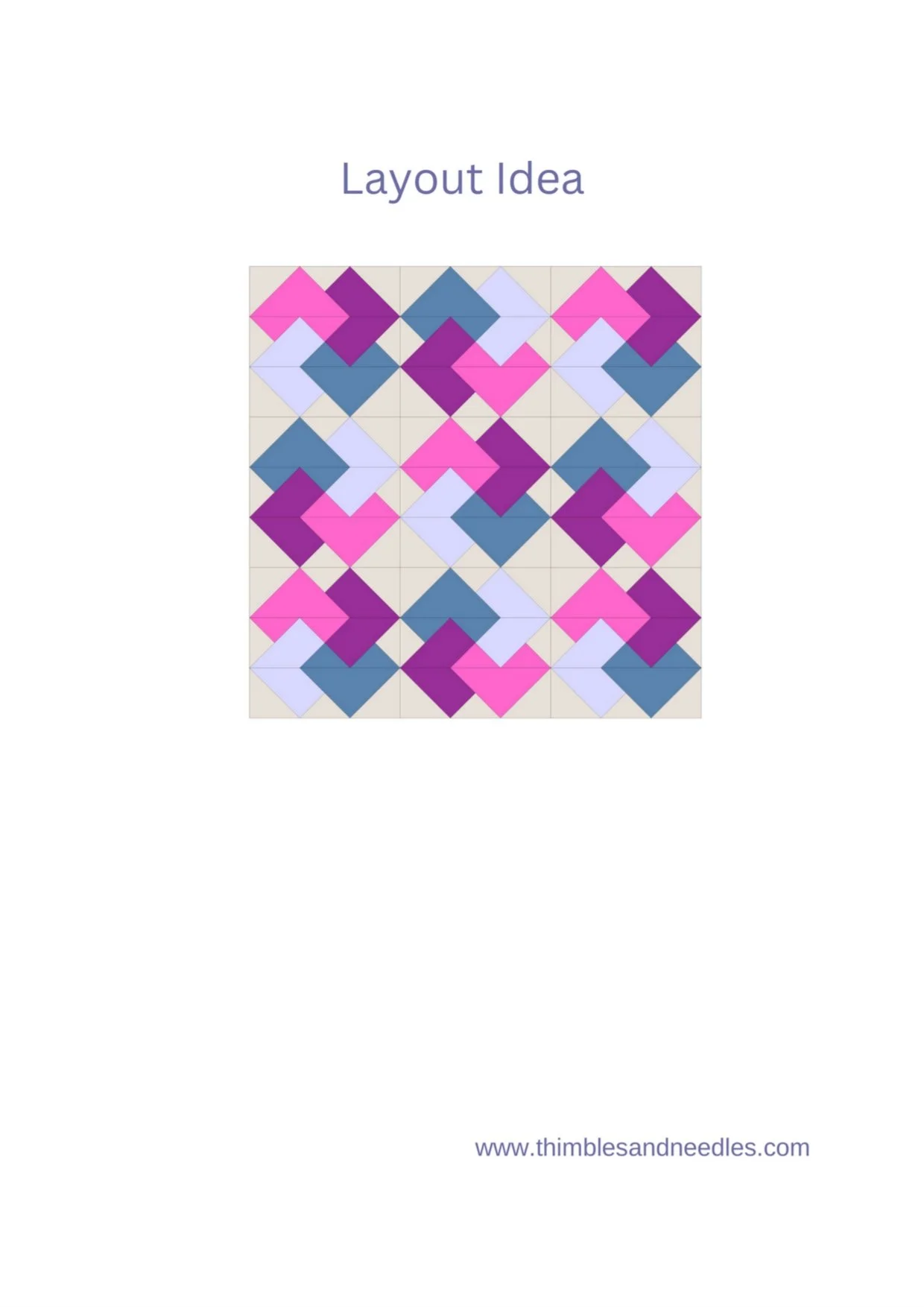 Hummingbird PDF FPP Templates — Thimblesandneedles