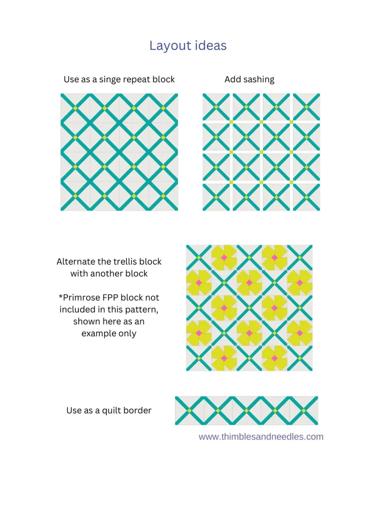 Hummingbird PDF FPP Templates — Thimblesandneedles