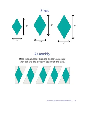 8 Pointed Star PDF FPP Templates — Thimblesandneedles