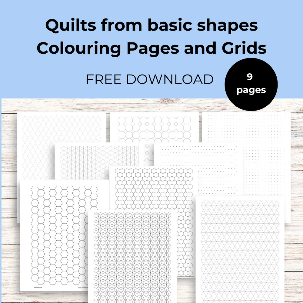Designing Quilts from Basic Shapes - Free Download — Thimblesandneedles