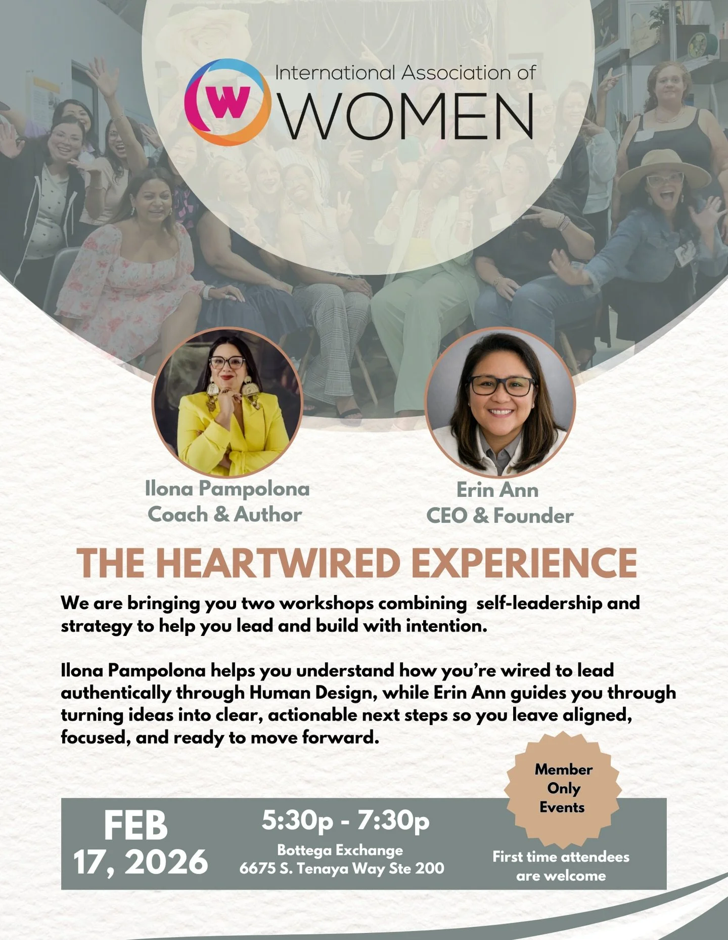Amigas&mdash;what if leadership is inherent, not aspirational?

Next week in Las Vegas, I&rsquo;m gathering with the powerful women of IAW for The Heartwired Experience.

I&rsquo;ll be sharing how Human Design reveals how you&rsquo;re here to lead wi