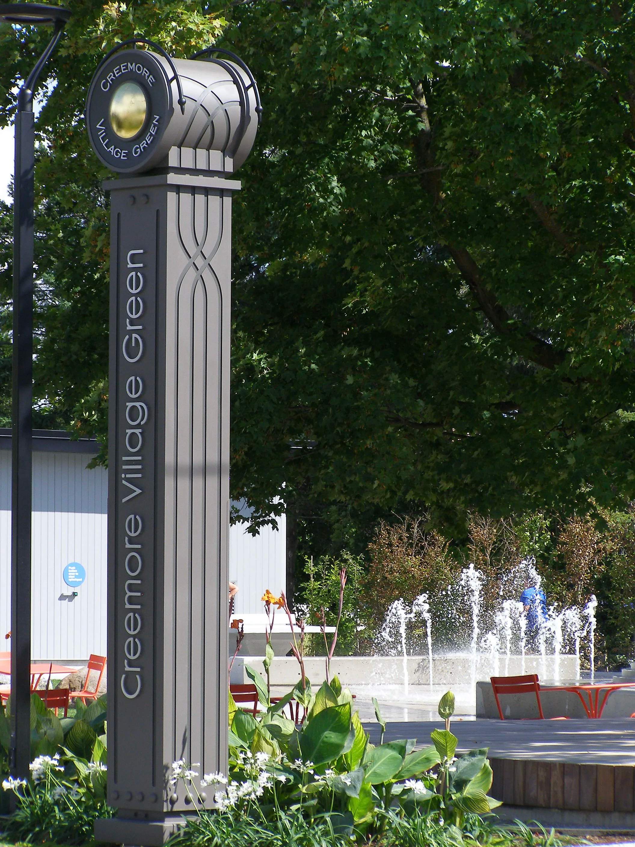 A sculptural civic landmark celebrating the heritage, identity, and collective memory of Creemore, Ontario.