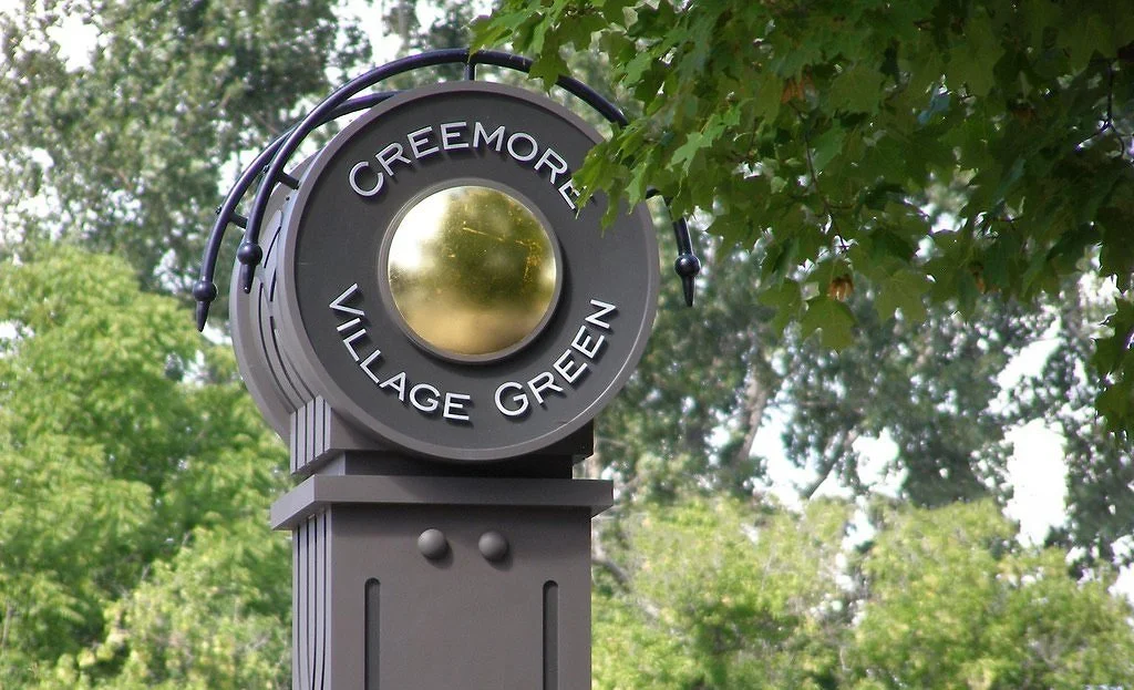 A sculptural civic landmark celebrating the heritage, identity, and collective memory of Creemore, Ontario.