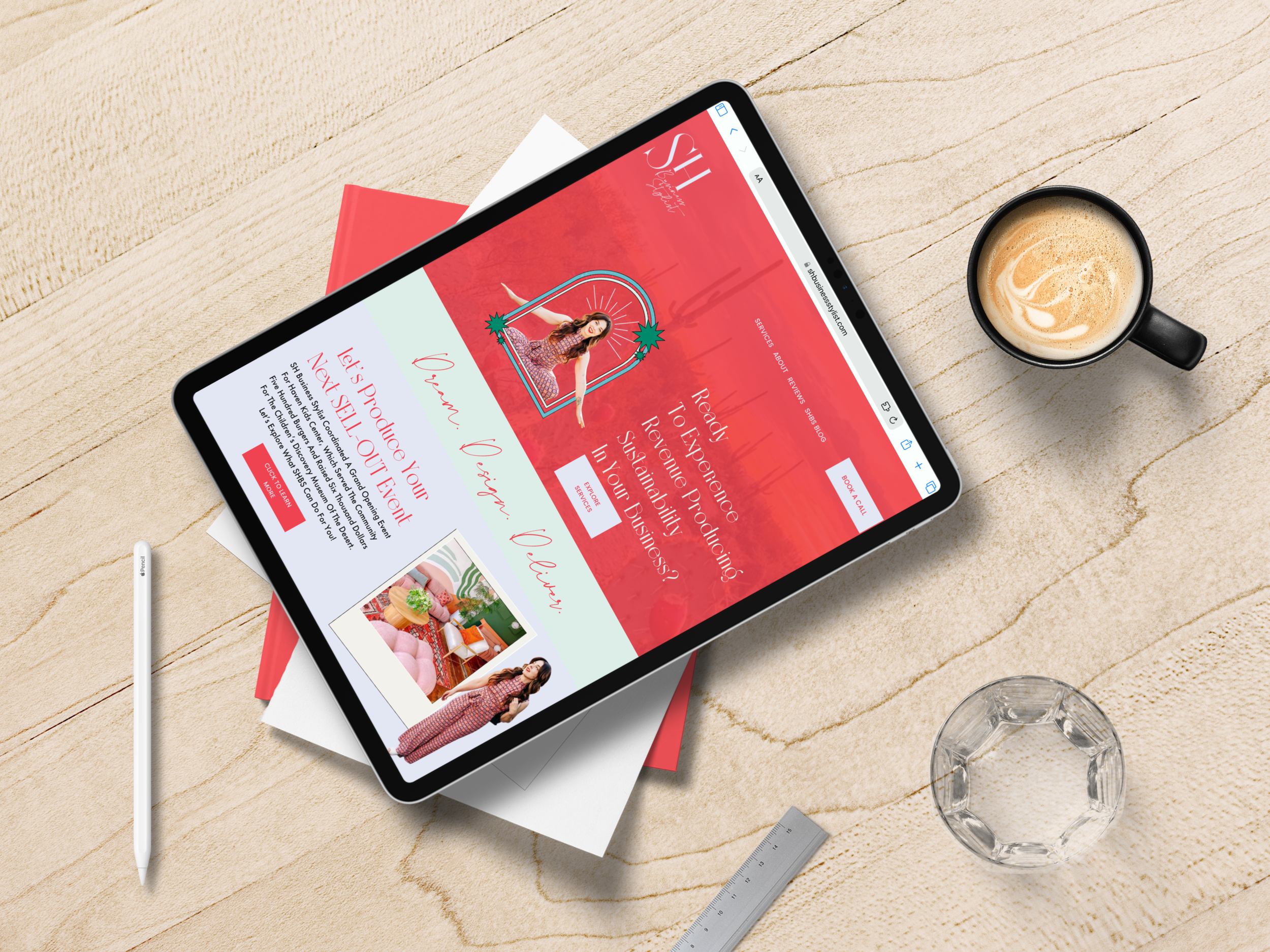 SH Business Stylist | Branding + Squarespace Web Design + Social Media Management