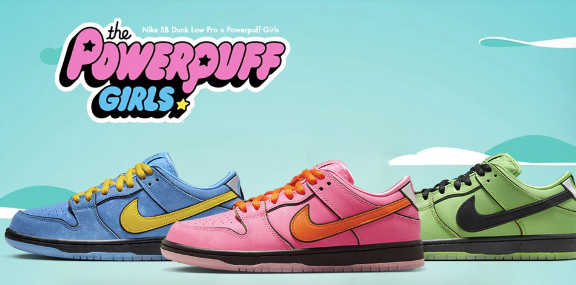 NIKE SB DUNK LOW x THE POWERPUFF GIRLS QUICK STRICK PROJECT
