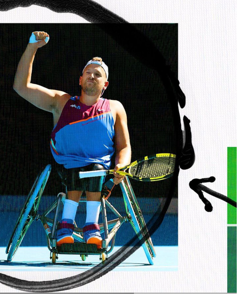 Dylan Alcott - Retirement Australian Open 2022 Seeding Kit Support