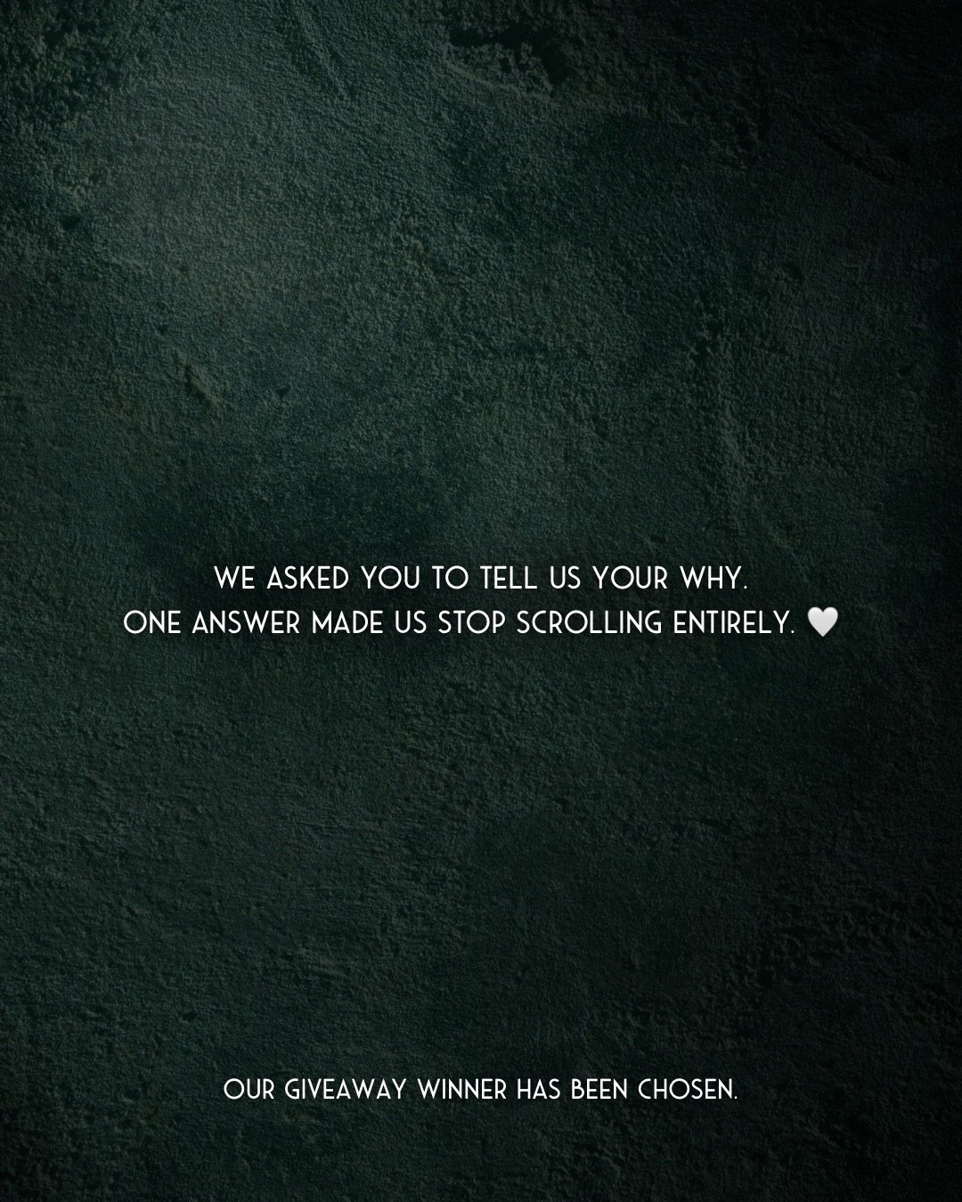 We asked you to tell us your why.
one answer made us stop scrolling entirely. 🤍
Congratulations to our giveaway winner @rooted_jos 
your spot in the Break Free Sculpt Teacher Training is yours! 

We read every single DM and we meant it when we said 