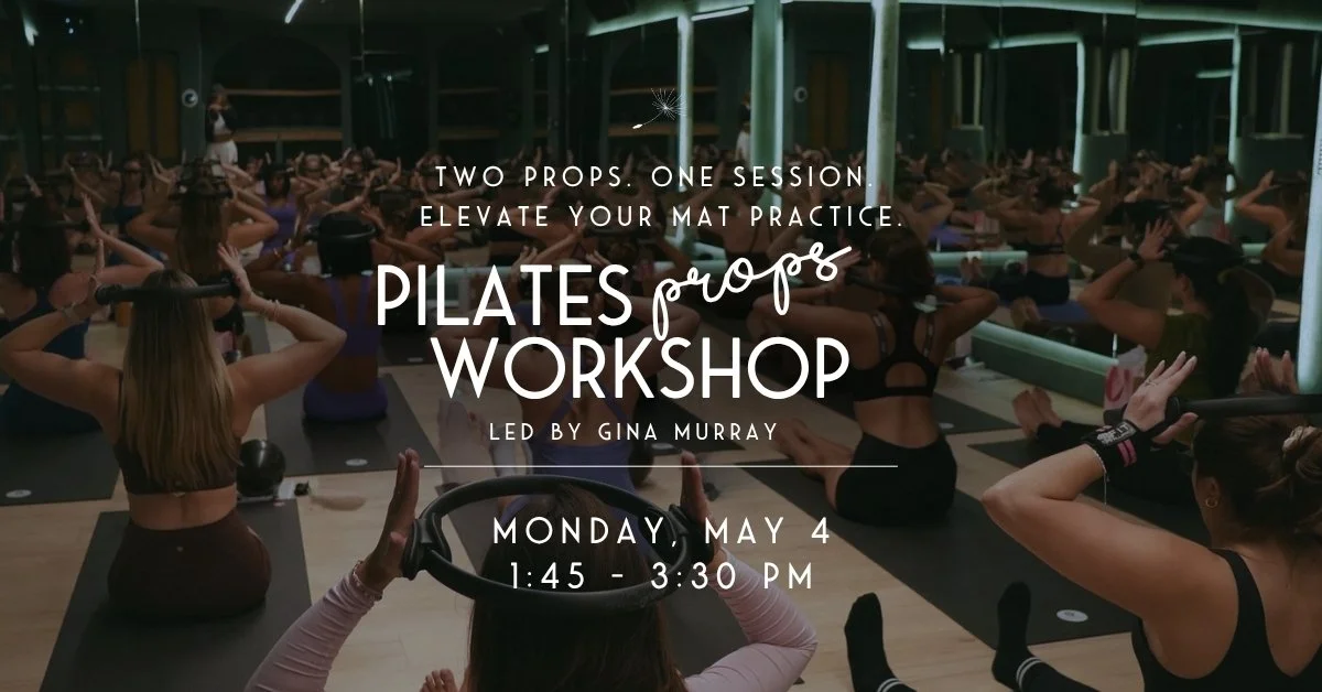 pilates props workshop pilates ball pilates ring  fitness instructor  open to all