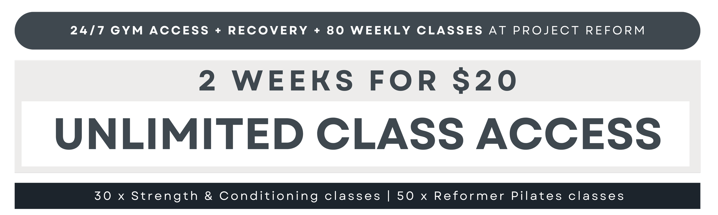 Project Reform - Strength & Conditioning | Reformer Pilates | 24/7 Gym ...