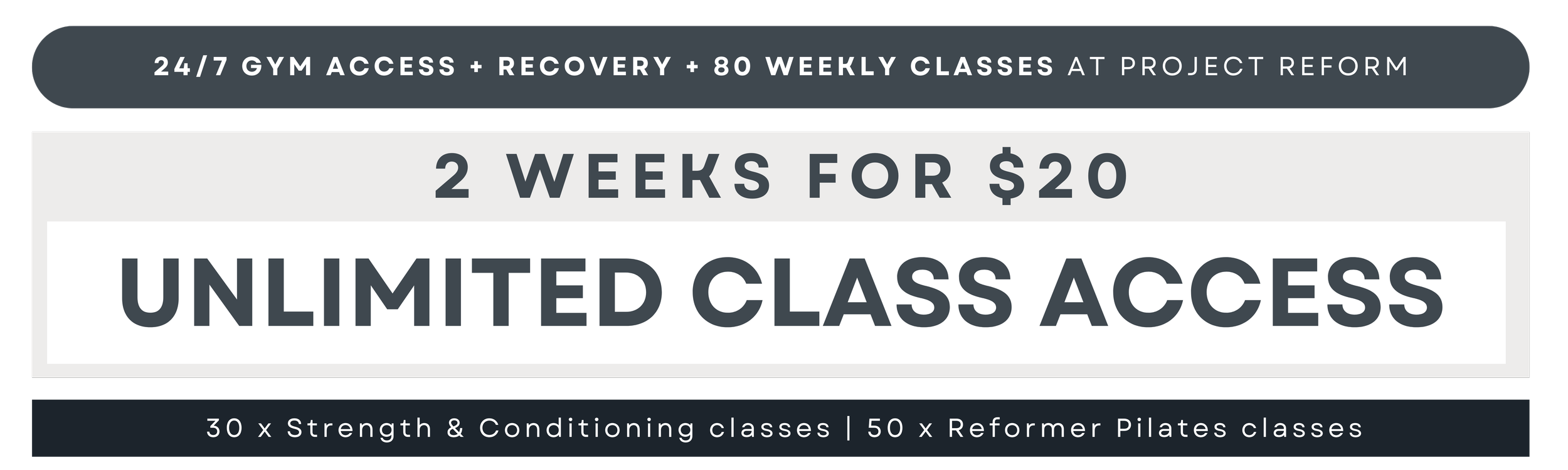 Project Reform - Strength & Conditioning | Reformer Pilates | 24/7 Gym ...