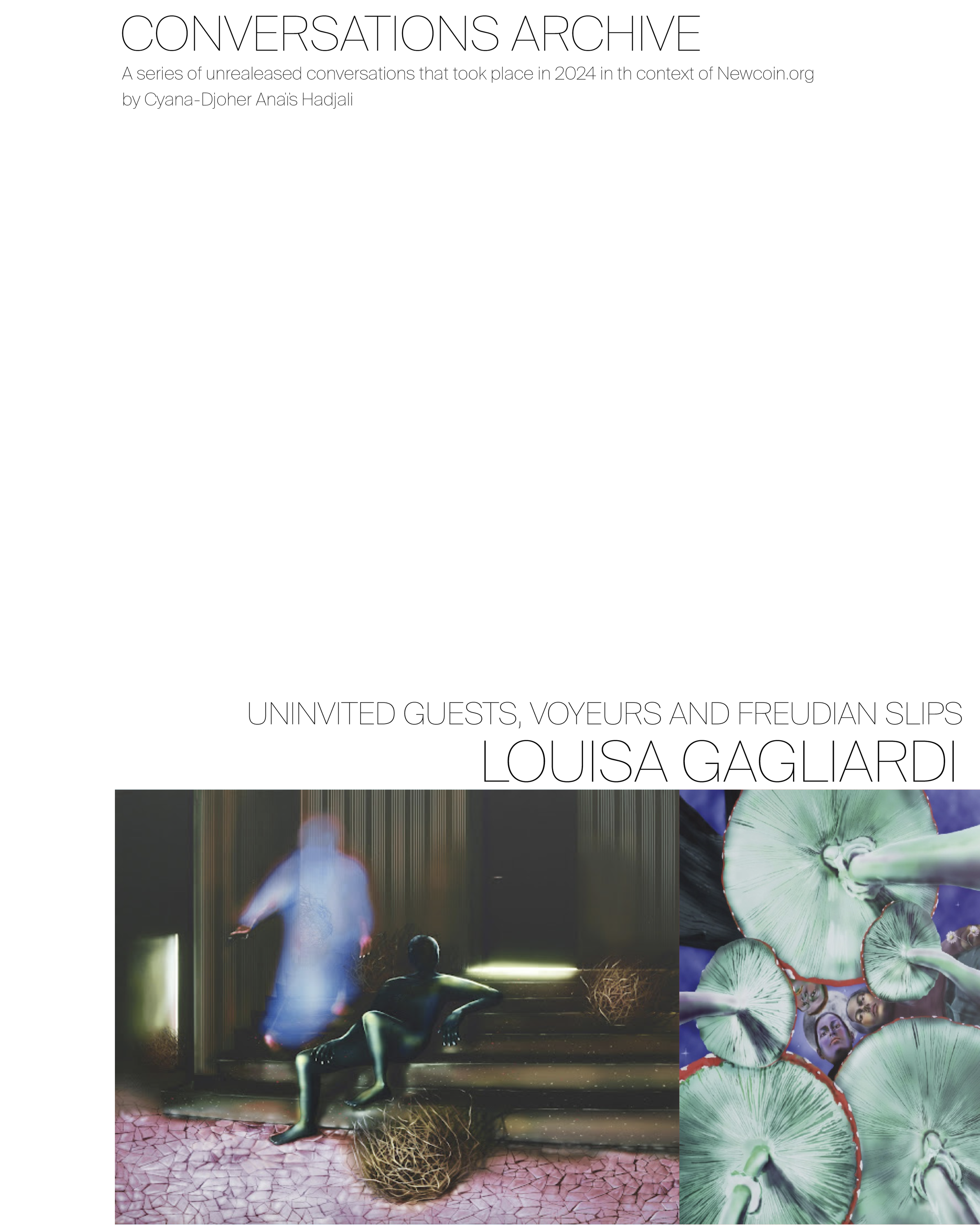 CONVERSATIONS ARCHIVE - LOUISA GAGLIARDI