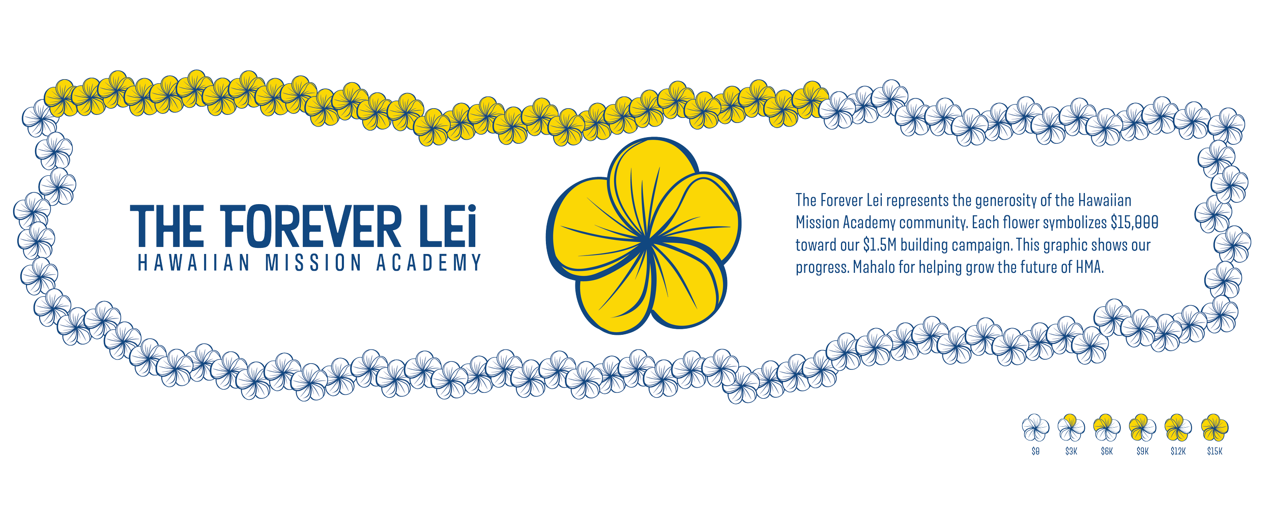 Lei Flowers: 29 filled in for a July Update