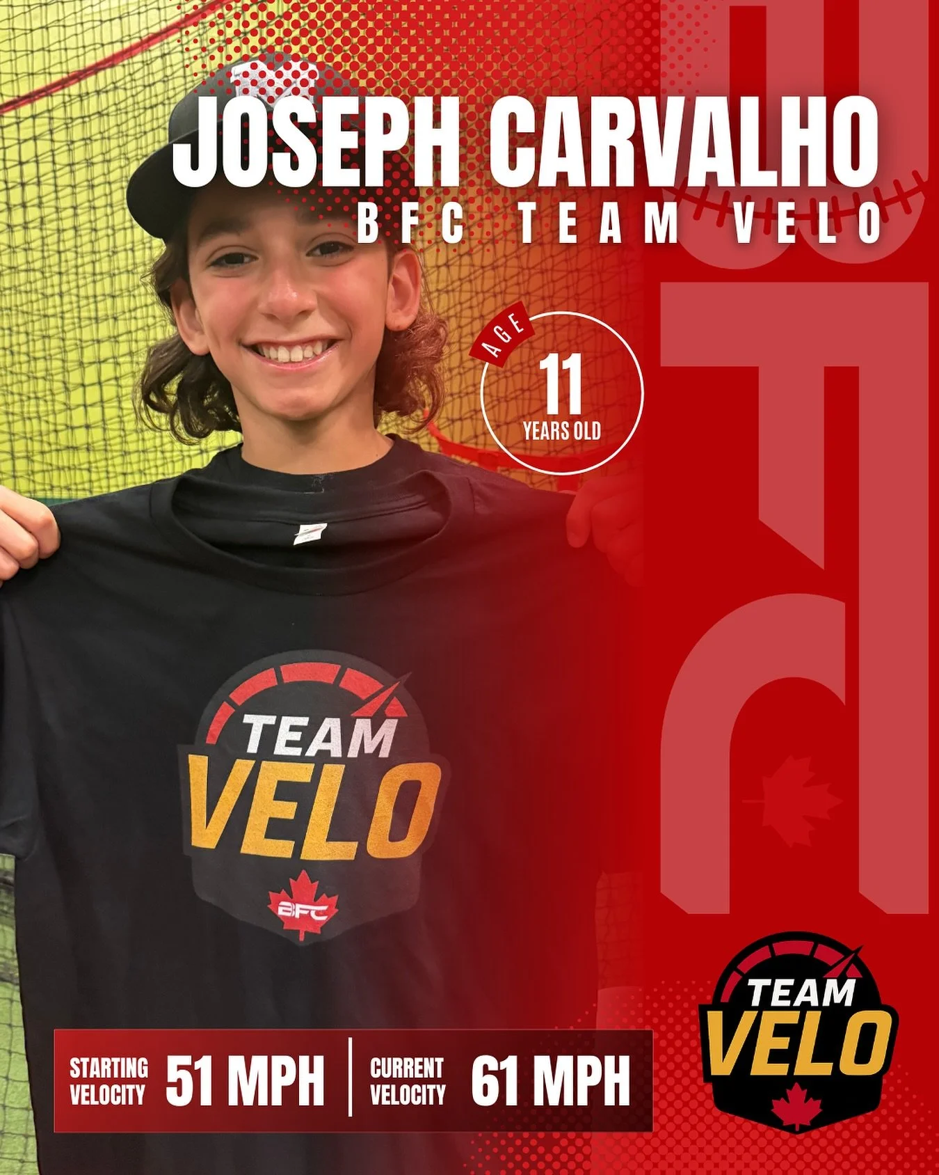 🔥 BFC Team Velo: Joseph Carvalho 🔥

Joseph came in sitting 51 MPH. Today he&rsquo;s up to 61. That&rsquo;s a 10 MPH jump built on one thing most players overlook &mdash; mindset.

❌ Doubting his ceiling and playing it safe
✔️ Shifting his mindset, 