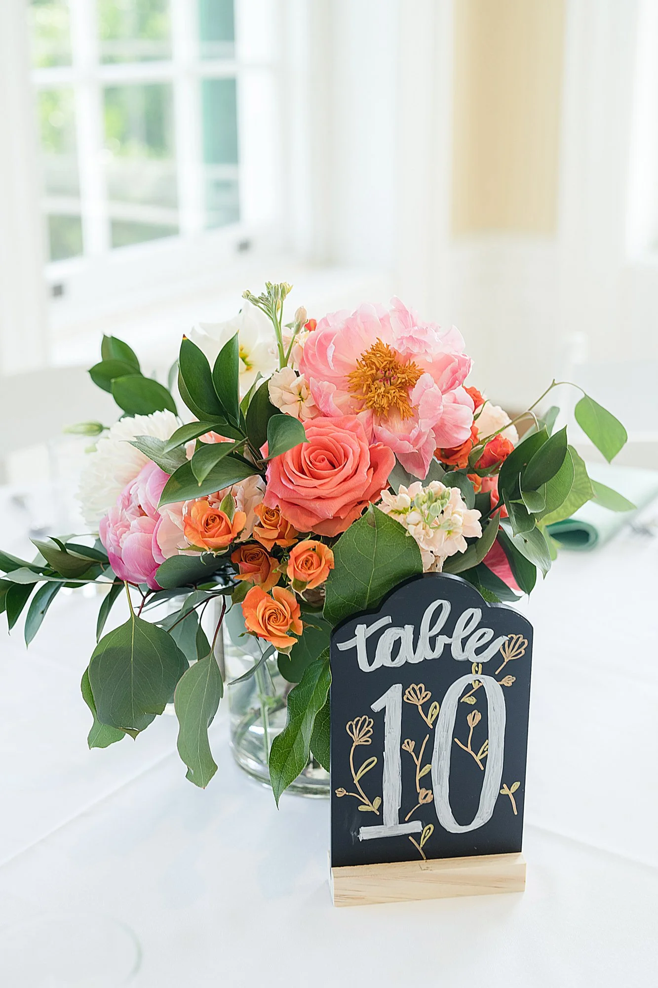 hailey-lauren-photography-the-flowerman-dayton-columbus-cincinnati-ohio-wedding-florist-diy-designer-flowers-peonies-roses-carnations-mums-israeli-ruscus-eucalyptus-pink-coral-orange-white-green-reception-table-centerpiece-0144.JPG