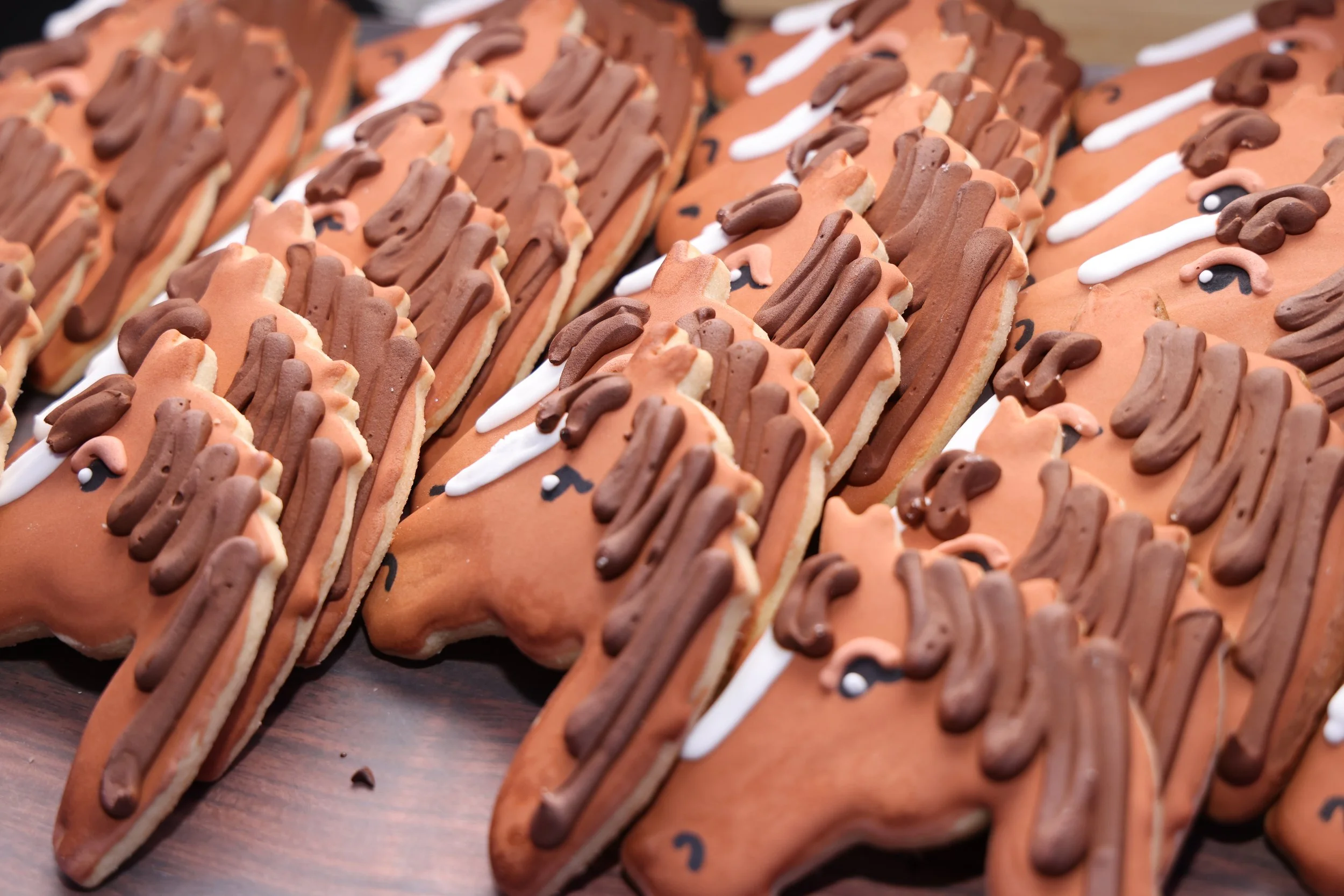 Horse Cookies Donated by Montilios Bakery