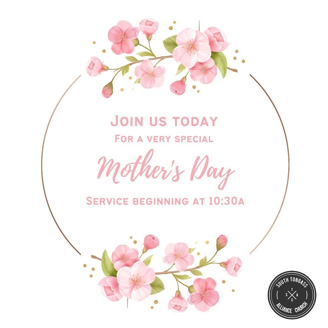 HAPPY MOTHER&rsquo;S DAY! 

Join us on this beautiful morning as we celebrate Mother&rsquo;s Day with a very special service starting at 10:30a.

#stac_ktn #mothersday2023 #celebratemoms #psalm107:9 #sunnysundayinmay