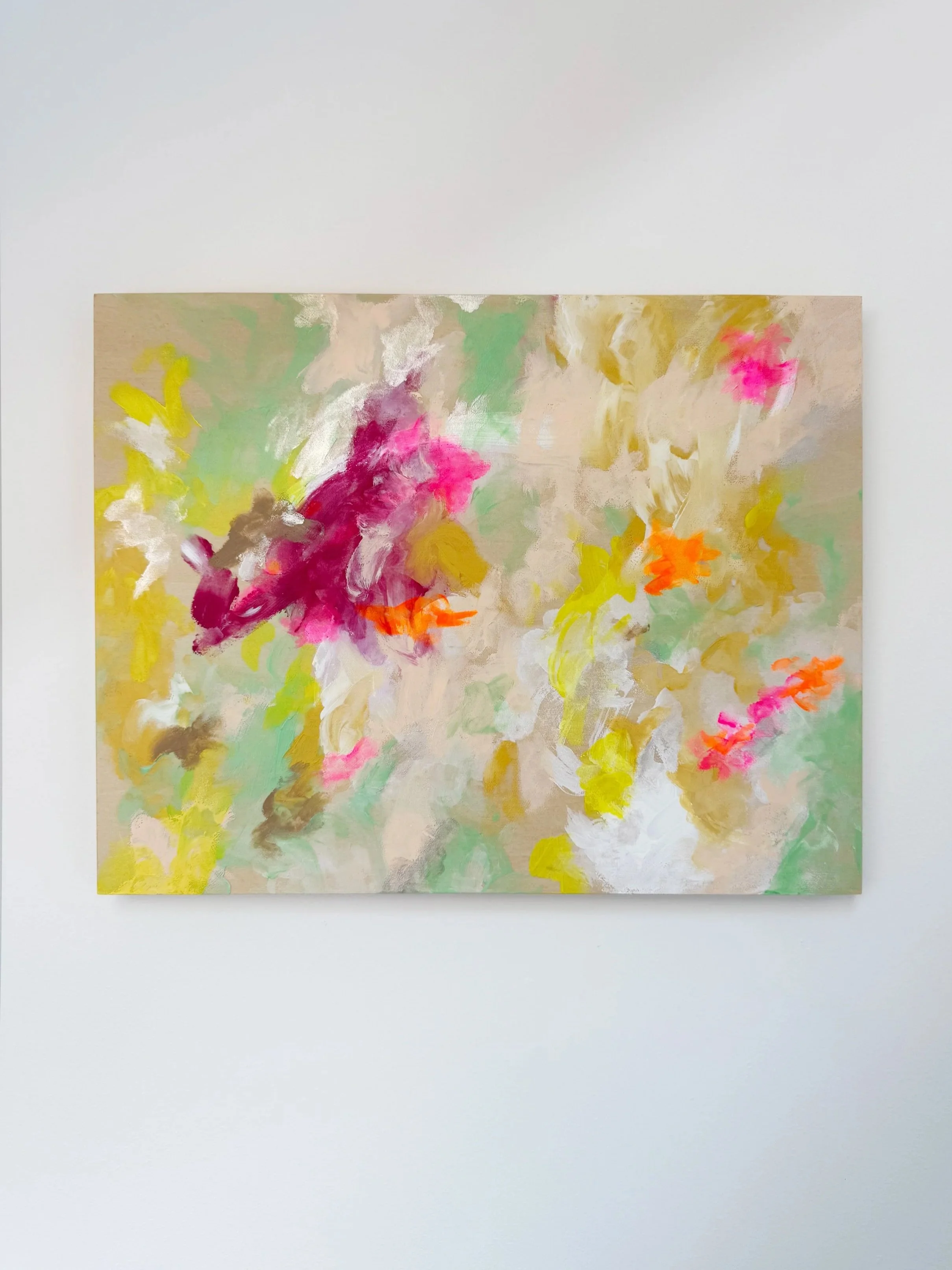 Girlhood, 2025
Acrylic on wood panel
11" x 14"