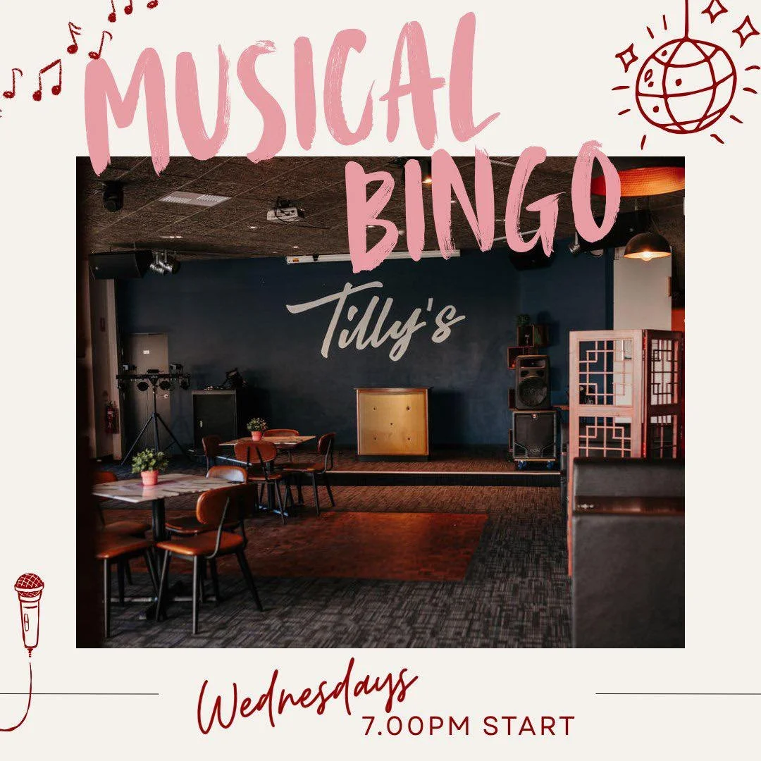 Wednesday can only mean one thing 🎶
Musical Bingo with Dan from 7pm

Come for dinner, stay for bingo - you know the drill by now - check out the menu and book your spot here 👉🏼 https://www.tillyswagga.com.au/menu