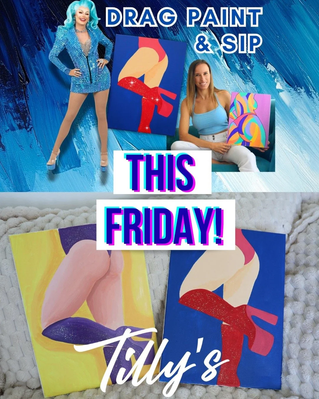 🍑 Paint Your Peach 🍑

This Friday we're getting cheeky.

Grab a cocktail, pick up a paintbrush and spend the night perfecting your peach with the fabulous queens from Drag Paint &amp; Sip.

Tickets almost sold out 🎟 https://www.eventbrite.com.au/e