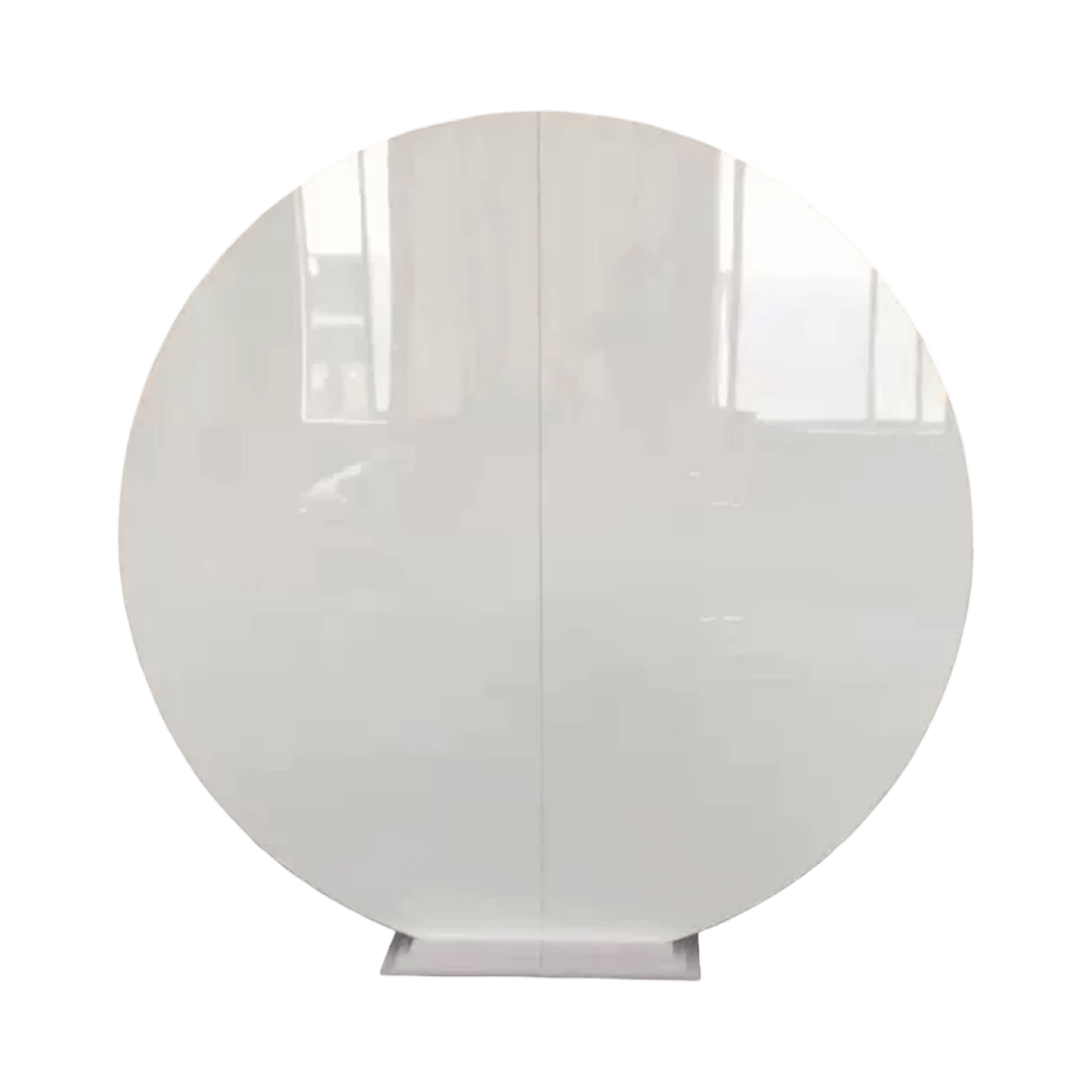 Round White Acrylic Wall