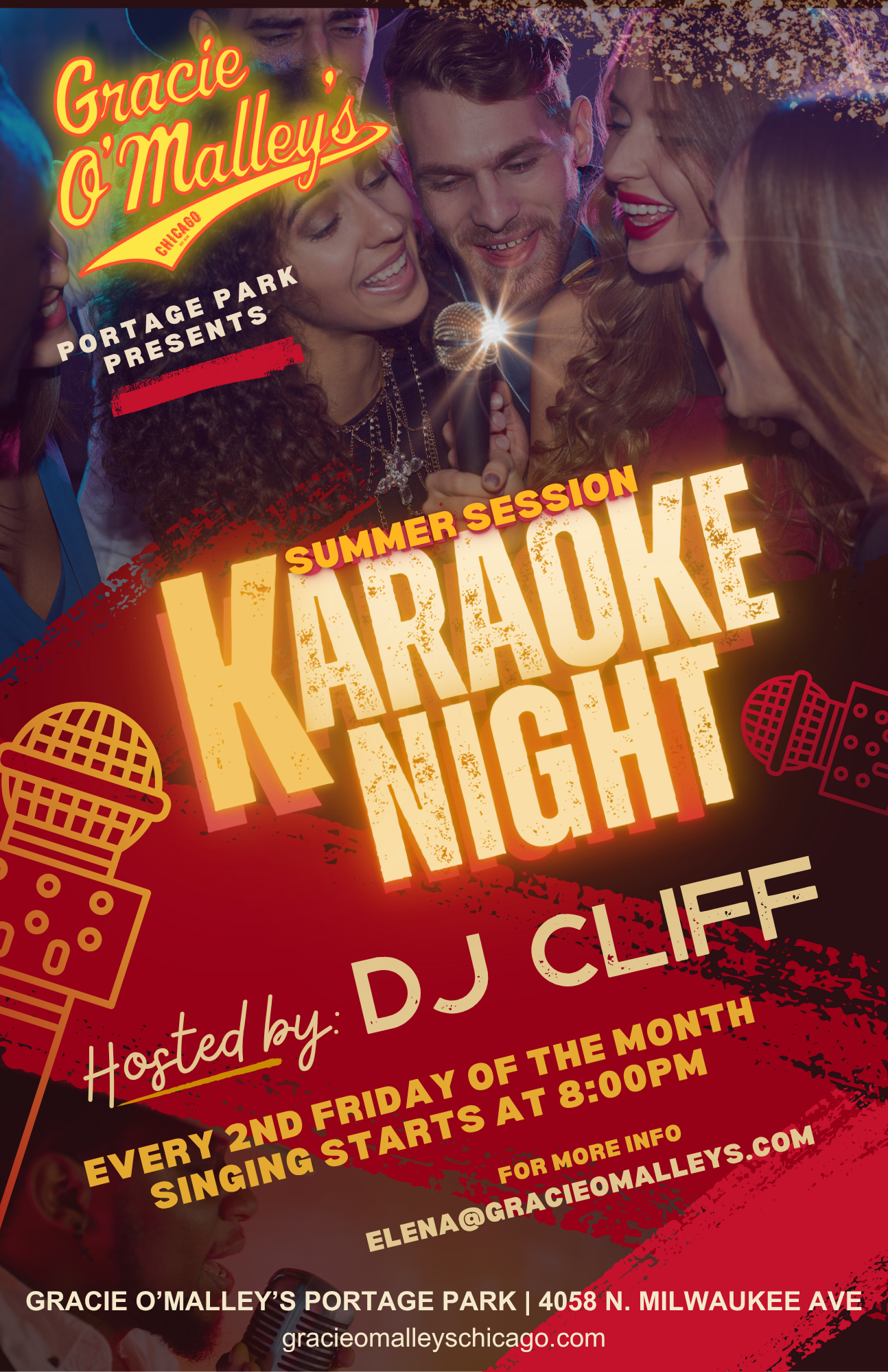 Karaoke Night at Gracie O’Malleys