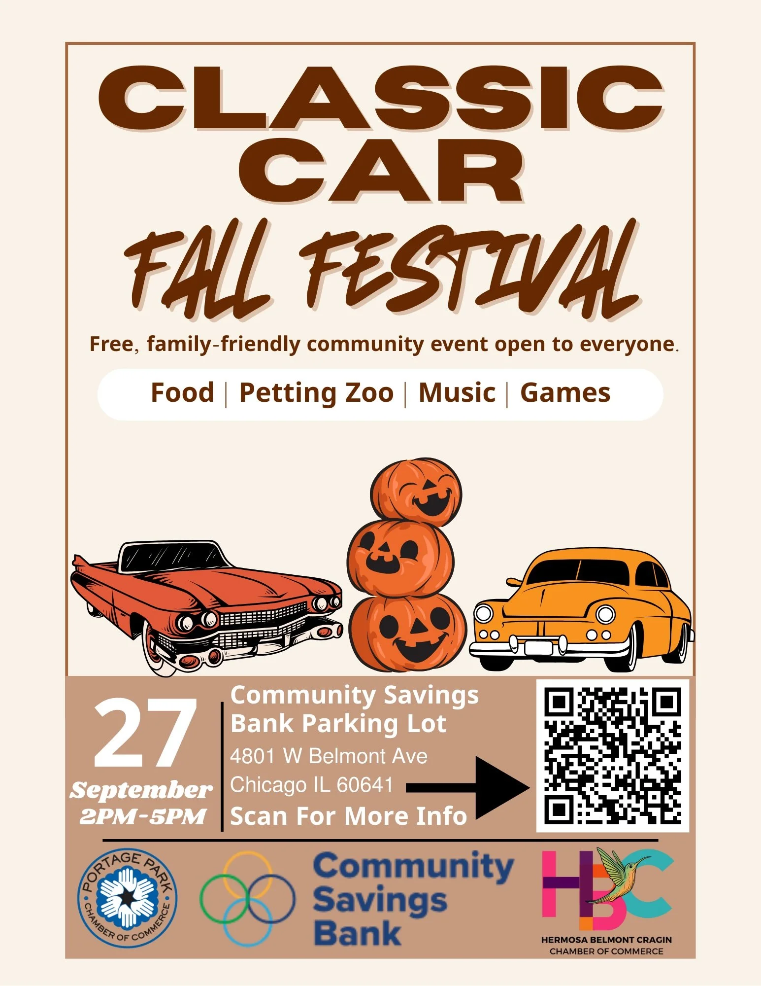 Classic Car Fall Festival at Community Savings Bank