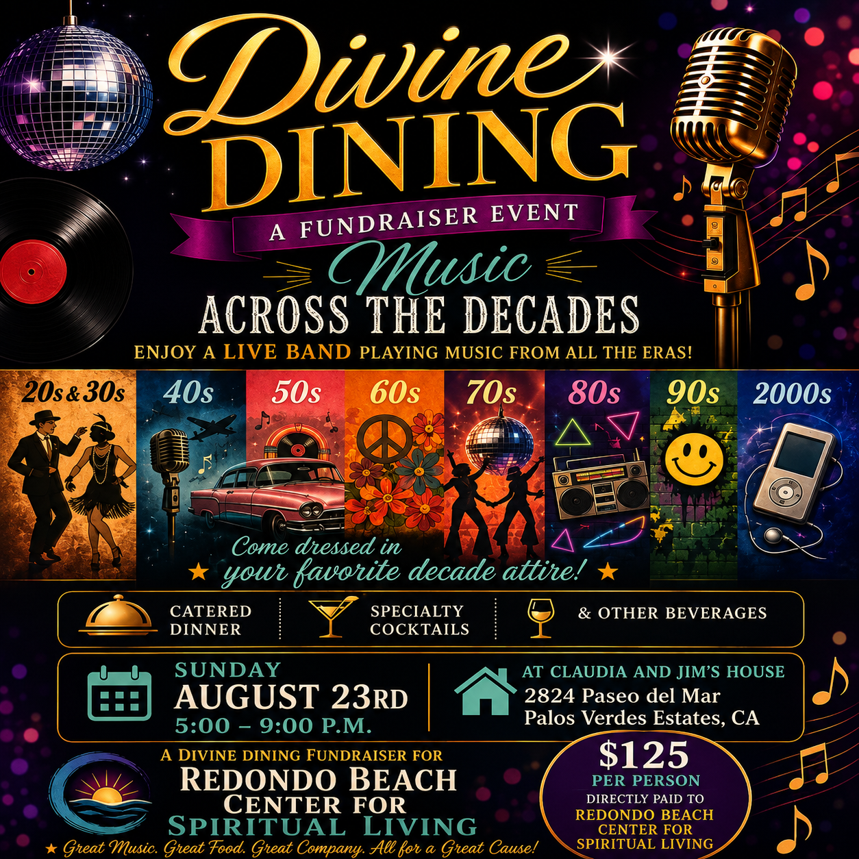 Divine Dining: Music Across the Decades w/ Carla D &amp; The B-Side @ Private Event