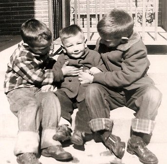 15 Jim with Paul and Dan,  1954.jpg