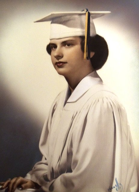 2 Thalia at high school graduation, 1952.jpg
