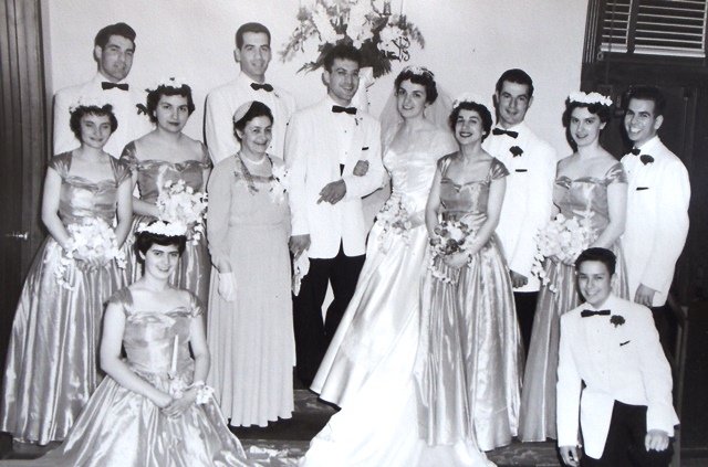 6 Peter and Anna Evans wedding, 1954.jpg