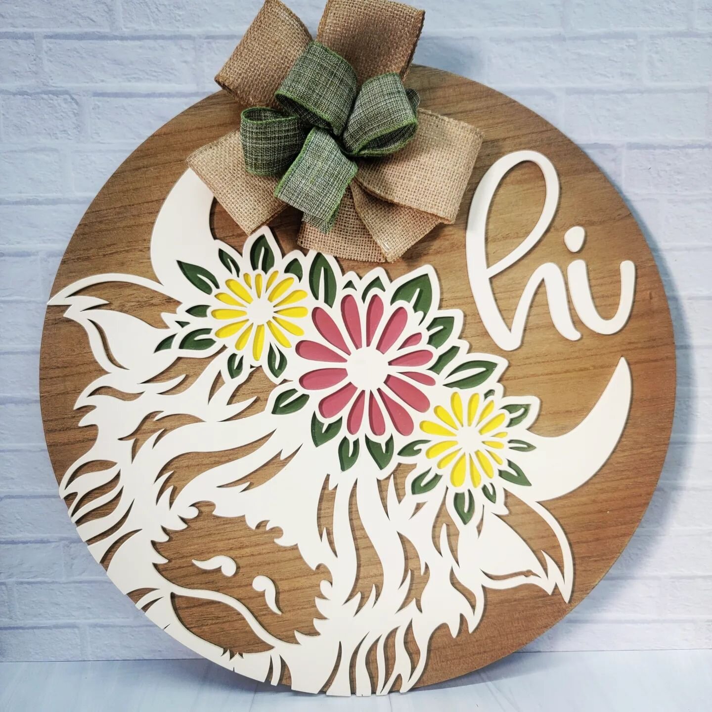 Welcome to the Highland Cow! She is absolutely adorable and trending. 18&quot; round. Colors are customizable. I will absolutely be making more of these sweet things 😊

#highlandcow #trending #cow #smallbusinessowner #customengraving #greeneny #smal