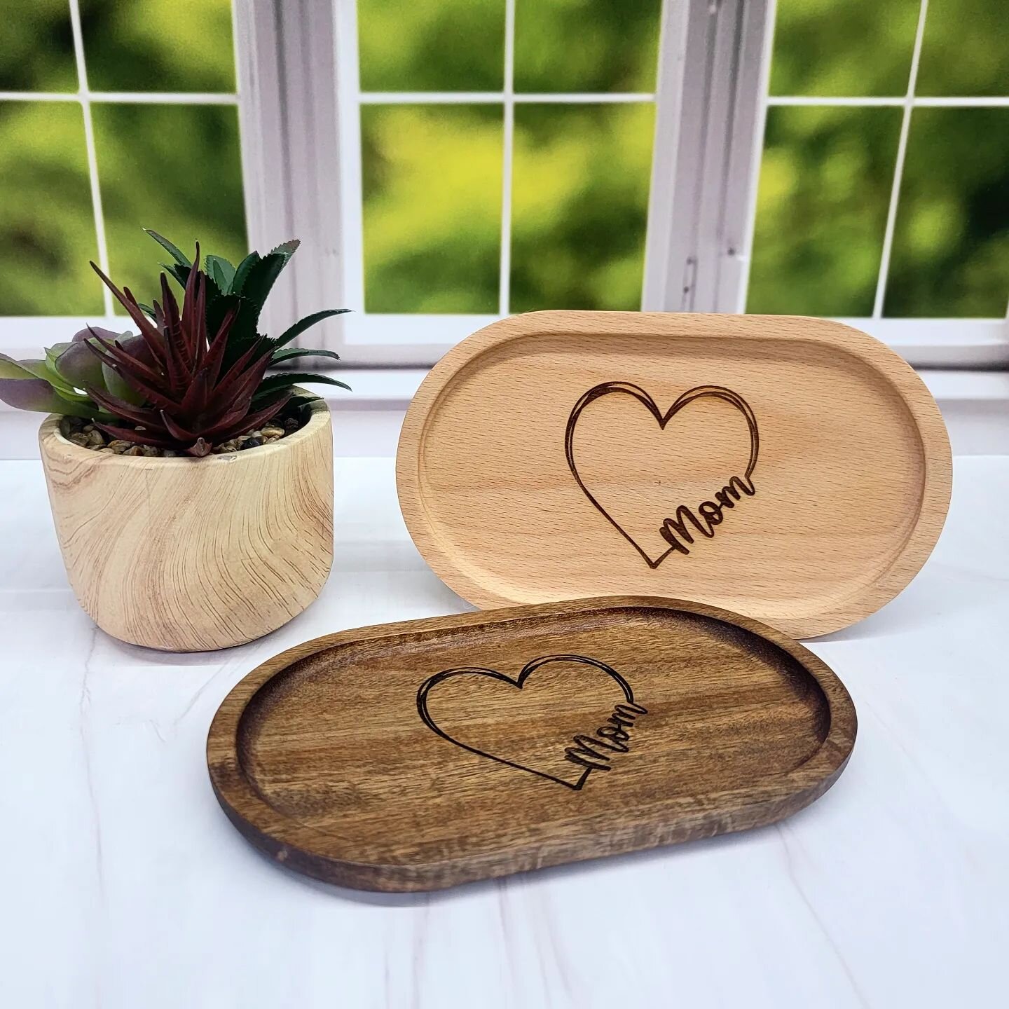 Mothers Day is around the corner. What do you get someone who has everything? A simple tray acknowledging them and how important they are to you ❤️
#mothersday #giftsformothersday #mom #momlife #giftsformom #smallbusinessowner #greeneny