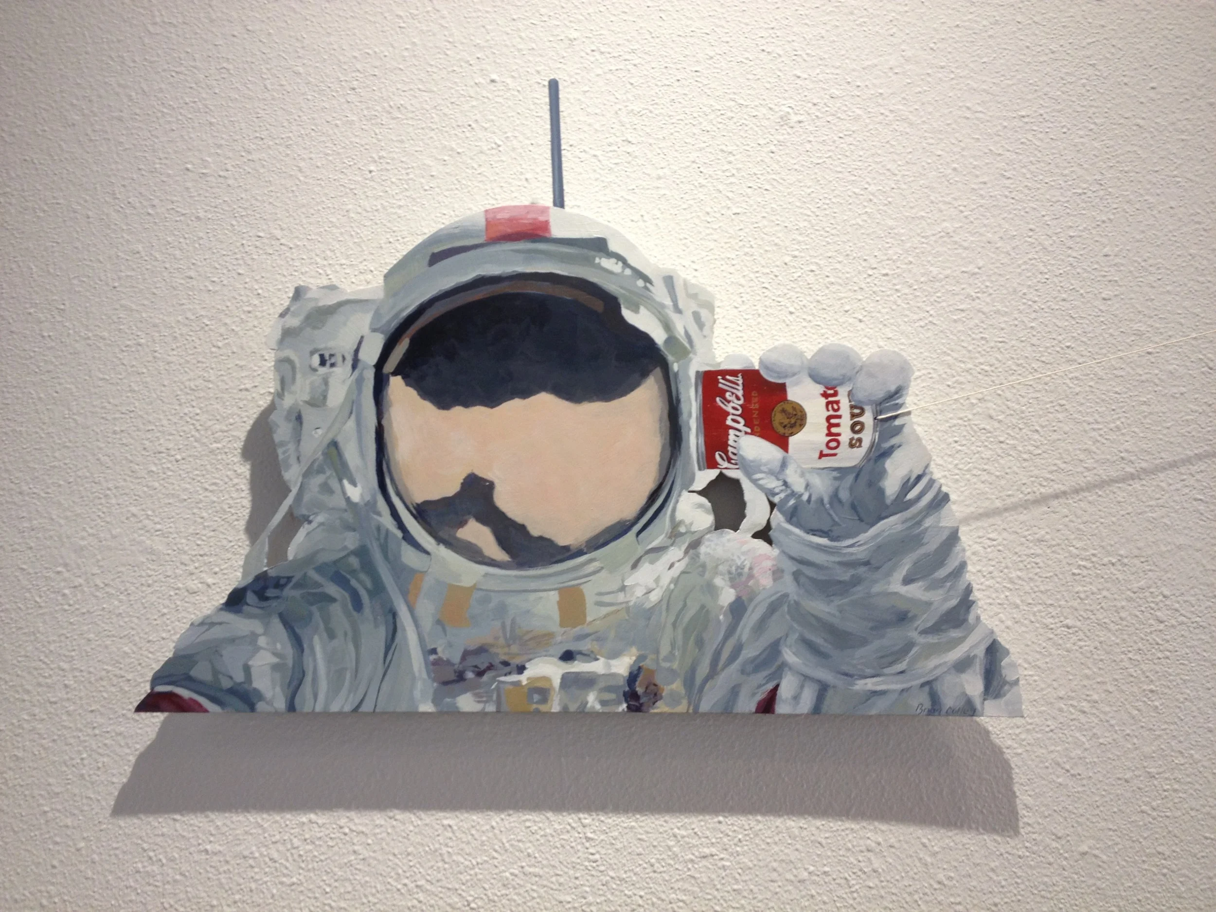 "Can You Hear Me Now?" (acrylic on panel, diptych, 17x25in)