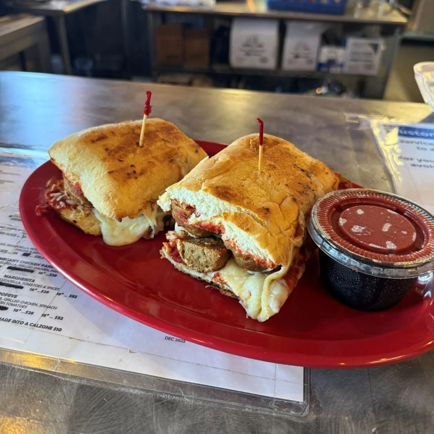Meatball Sandwich at Blind Onion Elko, NV