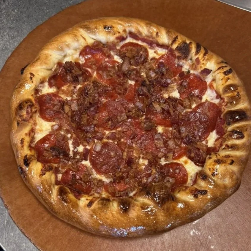 Pepperoni and Bacon Pizza
