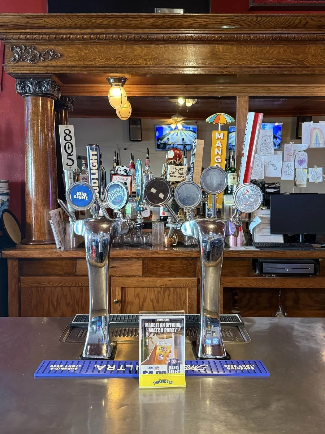 Beers on tap Telescope Lanes Bar