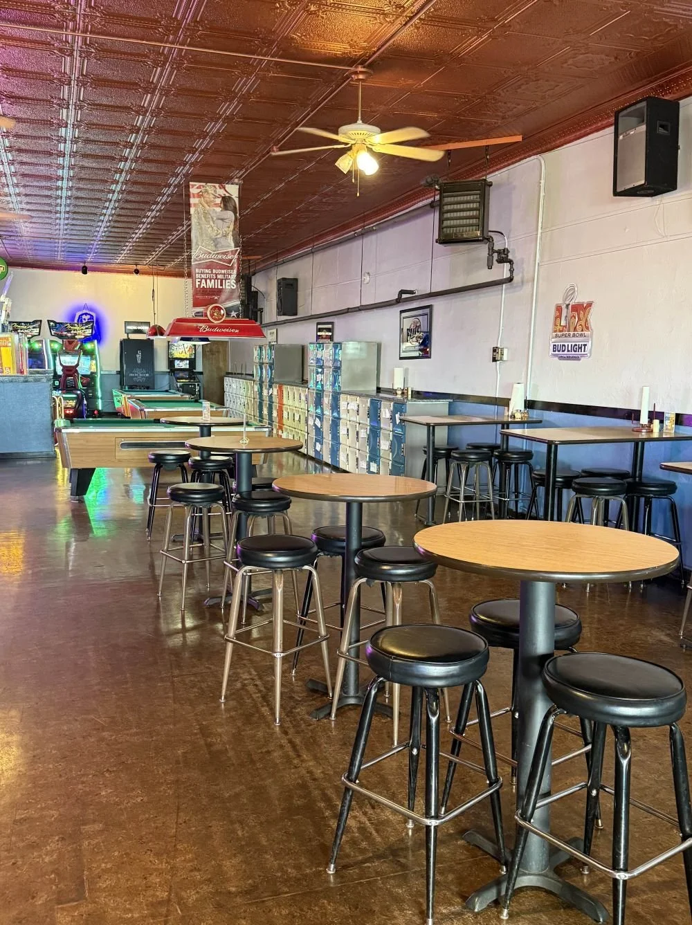 Tables at Telescope Lanes
