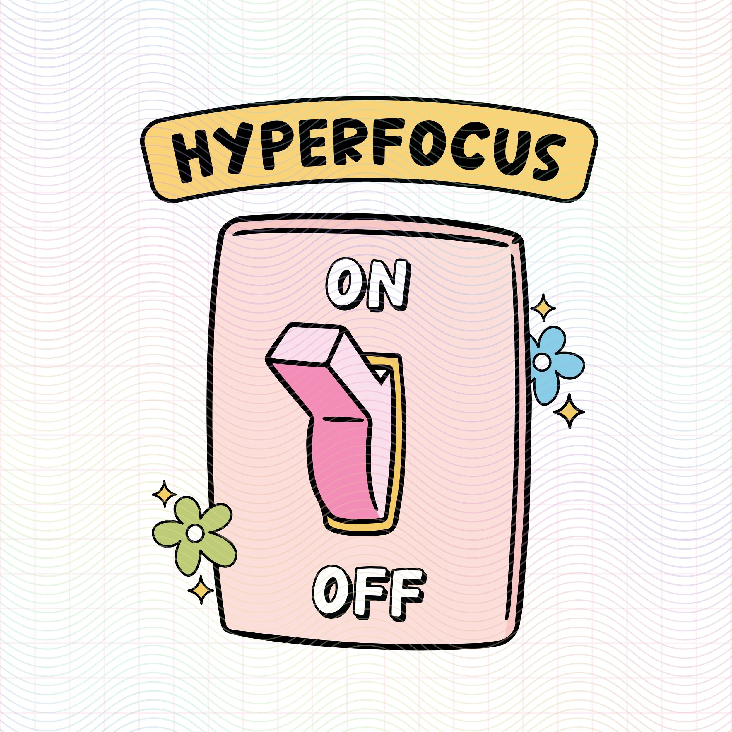 Hyperfocus Switch (SVG & PNG) — SVG Society | Shop Cute & Trendy ...