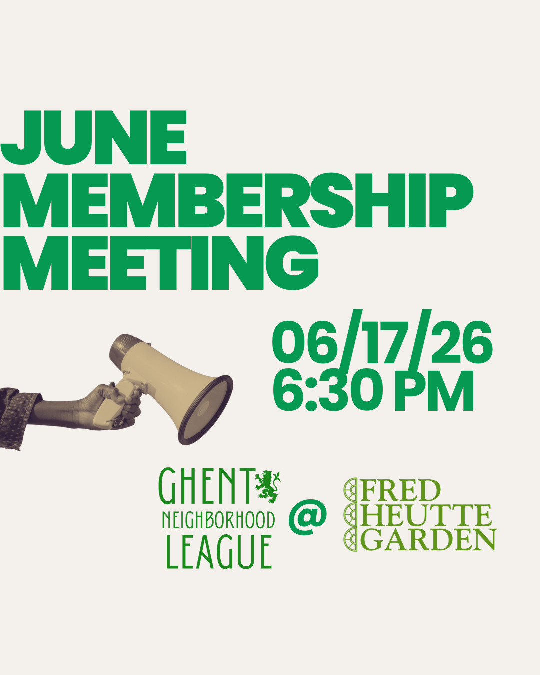 June Membership Meeting