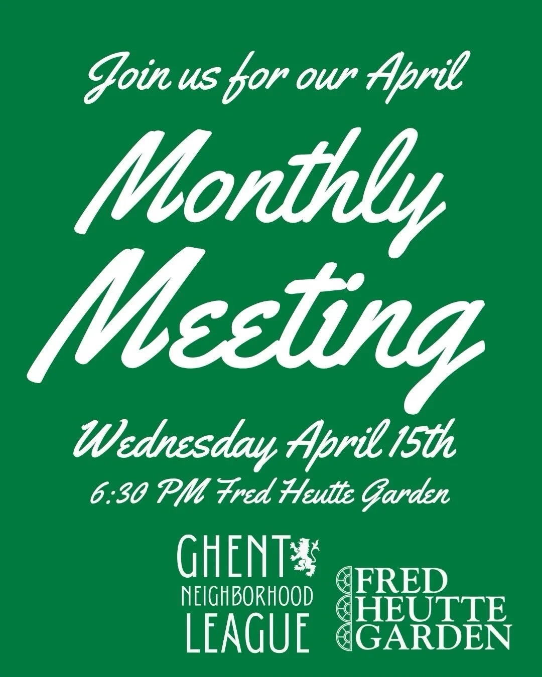 Wednesday night at the Fred, 6:30. Lots of speakers and community info. Join us!! #ghentnorfolk #ghentneighborhoodleague #allarewelcome #joinus #ghentnfk